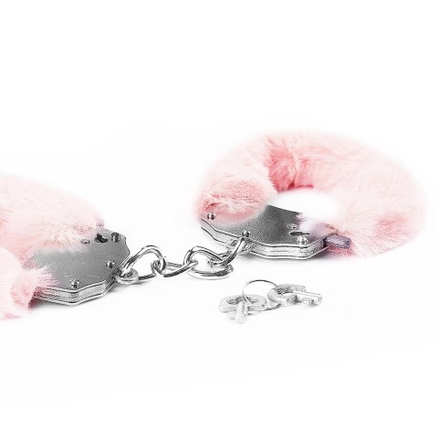 Fetish Pleasure Fluffy Handcuffs Pink LoveToy - Boys of Toys Sp. z o.o. (dystrybutor)