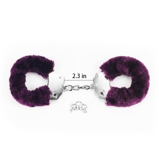 Fetish Pleasure Fluffy Handcuffs Purple LoveToy - Boys of Toys Sp. z o.o. (dystrybutor)