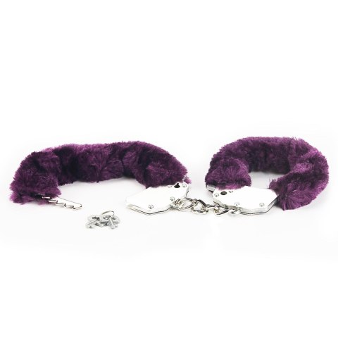 Fetish Pleasure Fluffy Handcuffs Purple LoveToy - Boys of Toys Sp. z o.o. (dystrybutor)