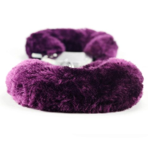 Fetish Pleasure Fluffy Handcuffs Purple LoveToy - Boys of Toys Sp. z o.o. (dystrybutor)