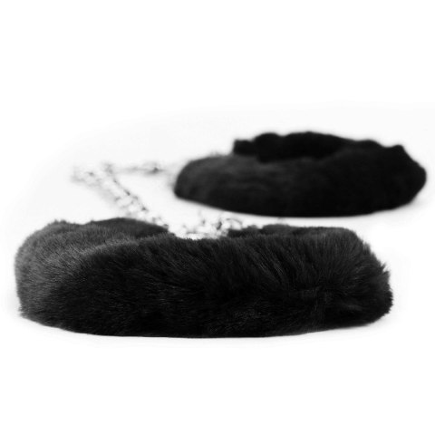 Fetish Pleasure Fluffy Leg Cuffs Black LoveToy - Boys of Toys Sp. z o.o. (dystrybutor)