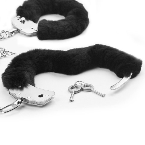 Fetish Pleasure Fluffy Leg Cuffs Black LoveToy - Boys of Toys Sp. z o.o. (dystrybutor)