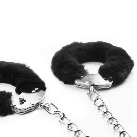 Fetish Pleasure Fluffy Leg Cuffs Black LoveToy - Boys of Toys Sp. z o.o. (dystrybutor)