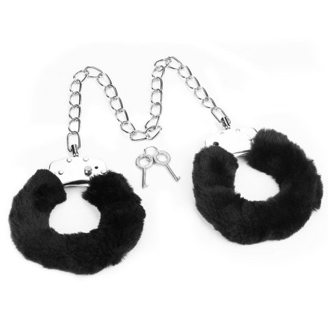 Fetish Pleasure Fluffy Leg Cuffs Black LoveToy - Boys of Toys Sp. z o.o. (dystrybutor)