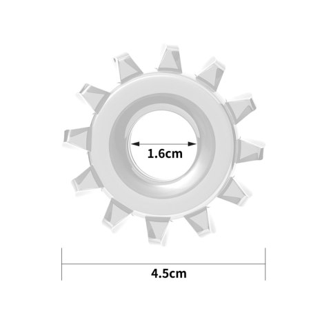POWER PLUS Cockring Clear LoveToy - Boys of Toys Sp. z o.o. (dystrybutor)