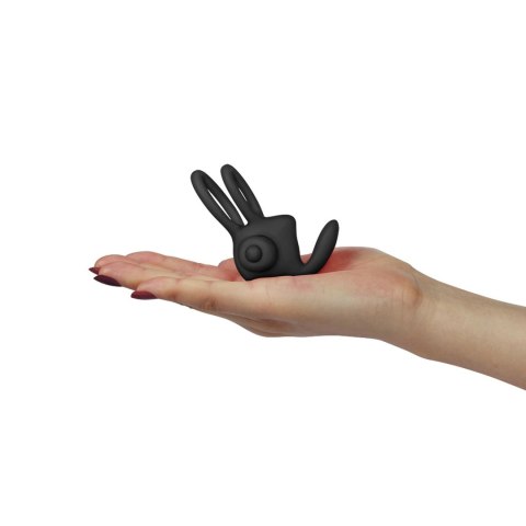 Power Clit Duo Silicone Cockring Black LoveToy - Boys of Toys Sp. z o.o. (dystrybutor)