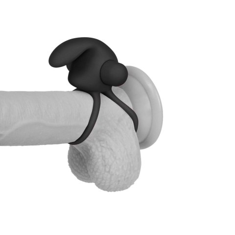 Power Clit Duo Silicone Cockring Black LoveToy - Boys of Toys Sp. z o.o. (dystrybutor)