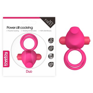 Power Clit Duo Silicone Cockring Pink LoveToy - Boys of Toys Sp. z o.o. (dystrybutor)