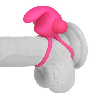 Power Clit Duo Silicone Cockring Pink LoveToy - Boys of Toys Sp. z o.o. (dystrybutor)