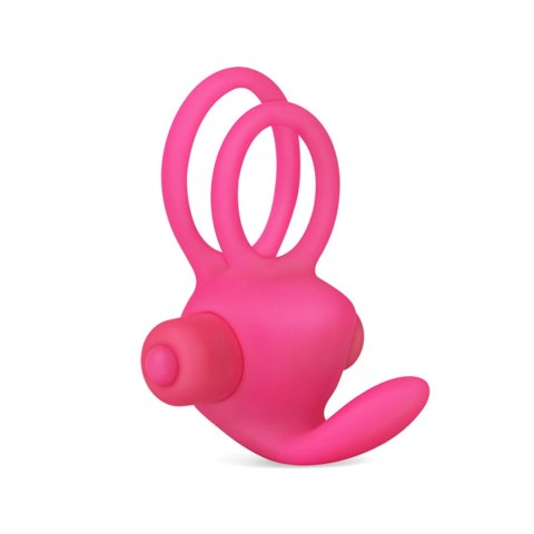 Power Clit Duo Silicone Cockring Pink LoveToy - Boys of Toys Sp. z o.o. (dystrybutor)