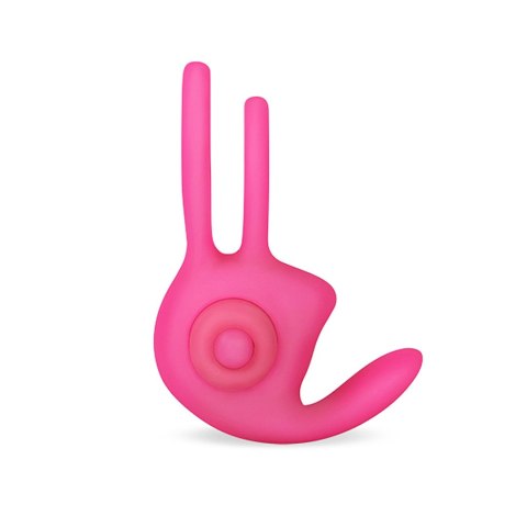 Power Clit Duo Silicone Cockring Pink LoveToy - Boys of Toys Sp. z o.o. (dystrybutor)