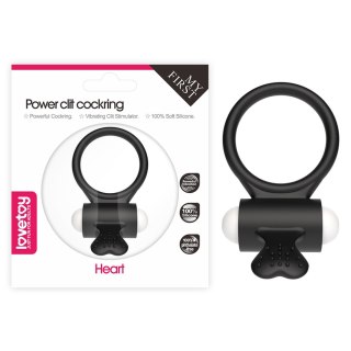 Power Clit Silicone Cockring Black LoveToy - Boys of Toys Sp. z o.o. (dystrybutor)