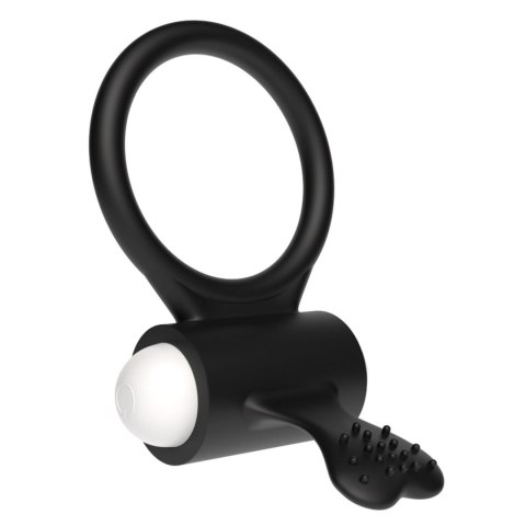 Power Clit Silicone Cockring Black LoveToy - Boys of Toys Sp. z o.o. (dystrybutor)