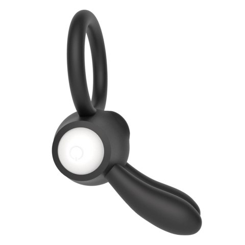 Power Clit Silicone Cockring Black LoveToy - Boys of Toys Sp. z o.o. (dystrybutor)
