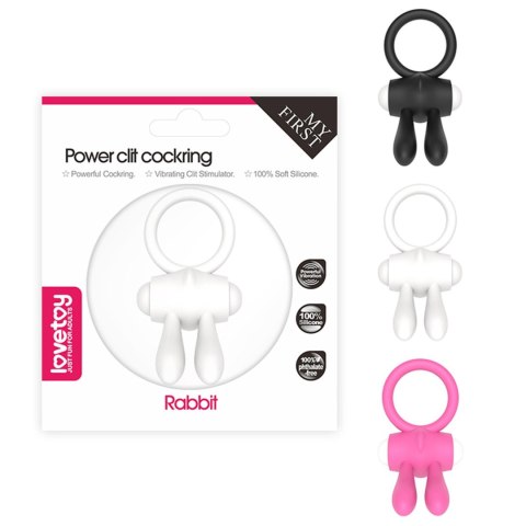 Power Clit Silicone Cockring Pink LoveToy - Boys of Toys Sp. z o.o. (dystrybutor)