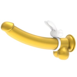 Power Clit Silicone Cockring White LoveToy - Boys of Toys Sp. z o.o. (dystrybutor)