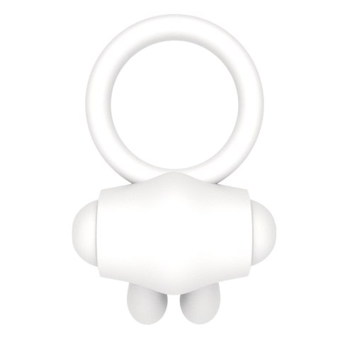 Power Clit Silicone Cockring White LoveToy - Boys of Toys Sp. z o.o. (dystrybutor)