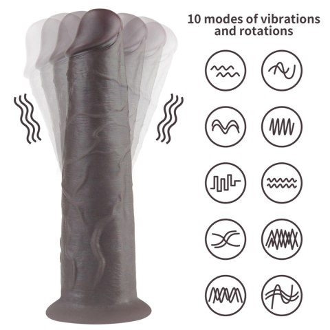 8.0'' Dual Layered Platinum Silicone Rotator LoveToy - Boys of Toys Sp. z o.o. (dystrybutor)