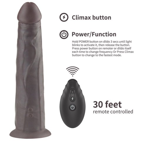 9.0'' Dual Layered Platinum Silicone Rotator LoveToy - Boys of Toys Sp. z o.o. (dystrybutor)