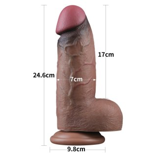 9.5"""" Dual Layered Silicone Cock XXL LoveToy - Boys of Toys Sp. z o.o. (dystrybutor)
