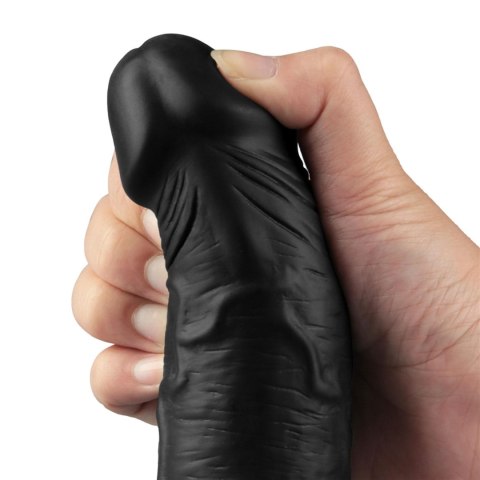 9.5" REAL SOFTEE Rechargeable TPE Vibrating Dildo(Black LoveToy - Boys of Toys Sp. z o.o. (dystrybutor)