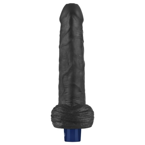 9" REAL SOFTEE Rechargeable TPE Vibrating Dildo(Black) LoveToy - Boys of Toys Sp. z o.o. (dystrybutor)