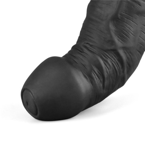 9" REAL SOFTEE Rechargeable TPE Vibrating Dildo(Black) LoveToy - Boys of Toys Sp. z o.o. (dystrybutor)