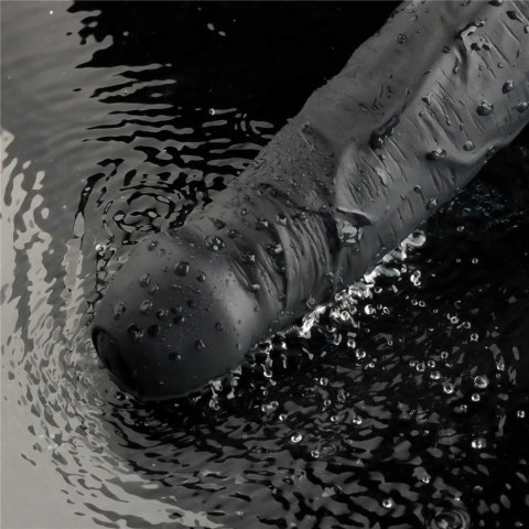9" REAL SOFTEE Rechargeable TPE Vibrating Dildo(Black) LoveToy - Boys of Toys Sp. z o.o. (dystrybutor)