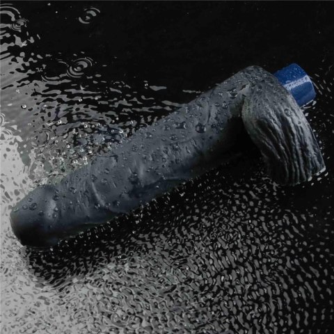 9" REAL SOFTEE Rechargeable TPE Vibrating Dildo(Black) LoveToy - Boys of Toys Sp. z o.o. (dystrybutor)
