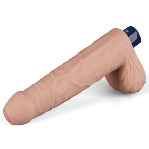 9" REAL SOFTEE Rechargeable TPE Vibrating Dildo(Flesh) LoveToy - Boys of Toys Sp. z o.o. (dystrybutor)