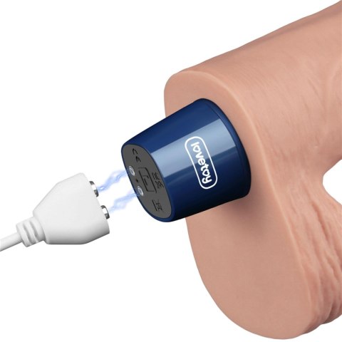 9" REAL SOFTEE Rechargeable TPE Vibrating Dildo(Flesh) LoveToy - Boys of Toys Sp. z o.o. (dystrybutor)