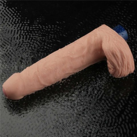 9" REAL SOFTEE Rechargeable TPE Vibrating Dildo(Flesh) LoveToy - Boys of Toys Sp. z o.o. (dystrybutor)