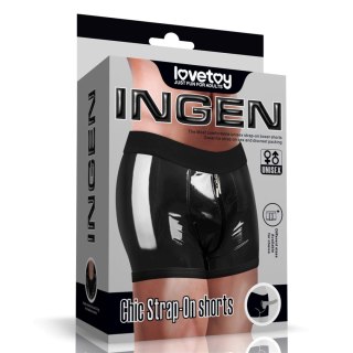 Chic Strap-On shorts (32 - 35 inch waist) Black LoveToy - Boys of Toys Sp. z o.o. (dystrybutor)