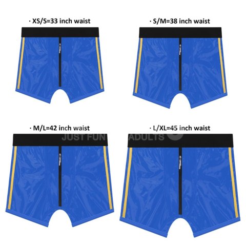Chic Strap-On shorts (32 - 35 inch waist) Blue LoveToy - Boys of Toys Sp. z o.o. (dystrybutor)