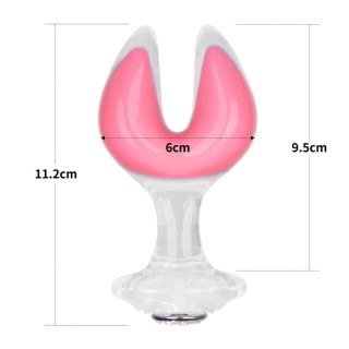 Gemoria Silicone Butt Plug - Dual Crescent (Glow-In-The-Dark) LoveToy - Boys of Toys Sp. z o.o. (dystrybutor)