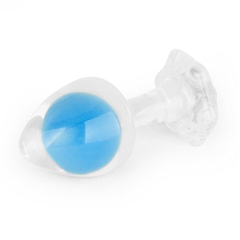 Gemoria Silicone Butt Plug (Glow-In-The-Dark) - blue LoveToy - Boys of Toys Sp. z o.o. (dystrybutor)