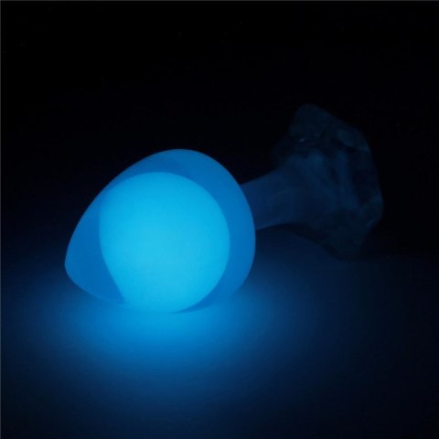 Gemoria Silicone Butt Plug (Glow-In-The-Dark) - blue LoveToy - Boys of Toys Sp. z o.o. (dystrybutor)