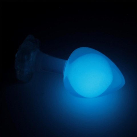 Gemoria Silicone Butt Plug (Glow-In-The-Dark) - blue LoveToy - Boys of Toys Sp. z o.o. (dystrybutor)