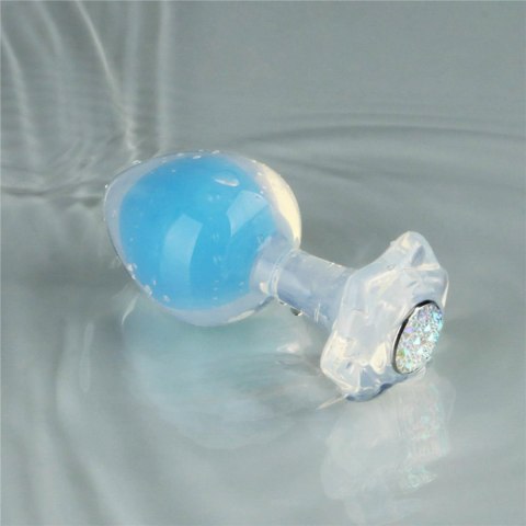 Gemoria Silicone Butt Plug (Glow-In-The-Dark) - blue LoveToy - Boys of Toys Sp. z o.o. (dystrybutor)