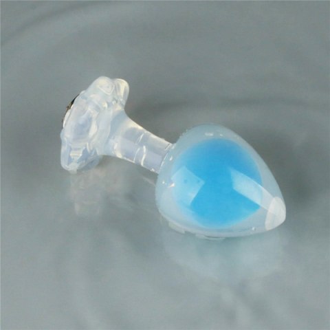 Gemoria Silicone Butt Plug (Glow-In-The-Dark) - blue LoveToy - Boys of Toys Sp. z o.o. (dystrybutor)