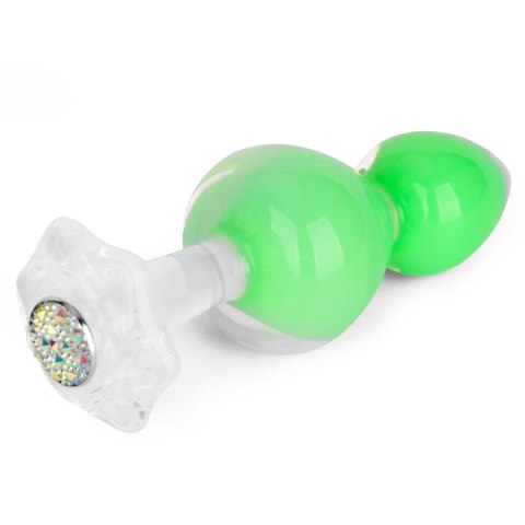 Gemoria Silicone Butt Plug (Glow-In-The-Dark) - green LoveToy - Boys of Toys Sp. z o.o. (dystrybutor)