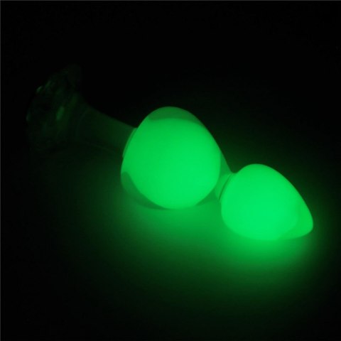 Gemoria Silicone Butt Plug (Glow-In-The-Dark) - green LoveToy - Boys of Toys Sp. z o.o. (dystrybutor)