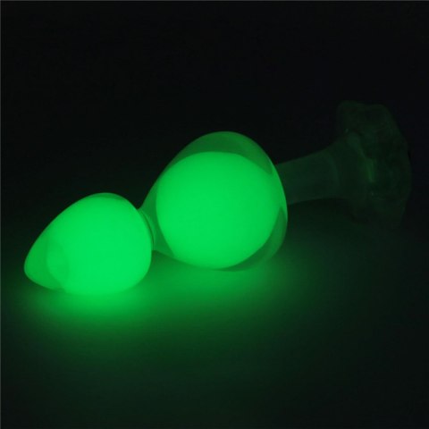 Gemoria Silicone Butt Plug (Glow-In-The-Dark) - green LoveToy - Boys of Toys Sp. z o.o. (dystrybutor)