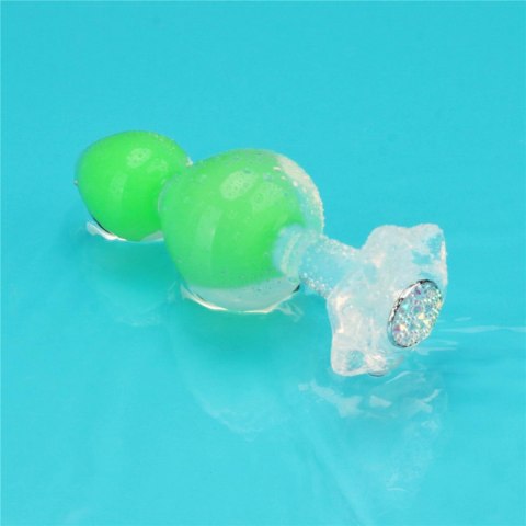 Gemoria Silicone Butt Plug (Glow-In-The-Dark) - green LoveToy - Boys of Toys Sp. z o.o. (dystrybutor)