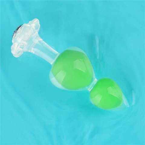 Gemoria Silicone Butt Plug (Glow-In-The-Dark) - green LoveToy - Boys of Toys Sp. z o.o. (dystrybutor)