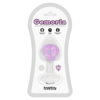 Gemoria Silicone Butt Plug - purple LoveToy - Boys of Toys Sp. z o.o. (dystrybutor)