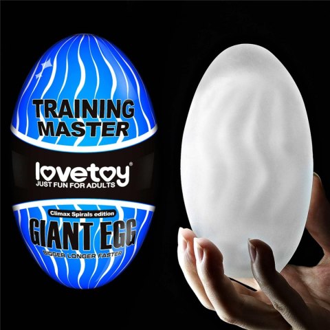 Giant Egg Climax Spirals Edition LoveToy - Boys of Toys Sp. z o.o. (dystrybutor)