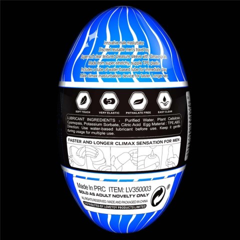 Giant Egg Climax Spirals Edition LoveToy - Boys of Toys Sp. z o.o. (dystrybutor)