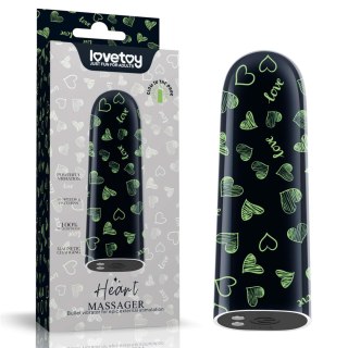 Rechargeable Glow-in-the-dark Heart Massager LoveToy - Boys of Toys Sp. z o.o. (dystrybutor)