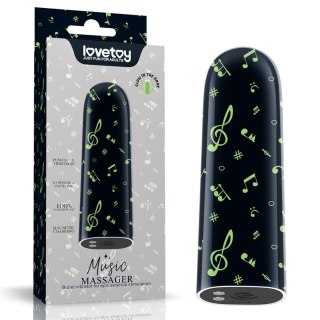 Rechargeable Glow-in-the-dark Music Massager LoveToy - Boys of Toys Sp. z o.o. (dystrybutor)